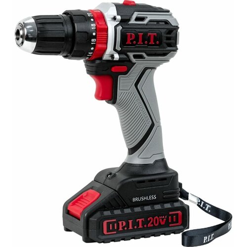 Аккумуляторная бесщеточная дрель PIT 20 В 2 Li акк 15 Ач 40 Нм ударн фикс шпинделя кейс PSR18-D4 9999₽