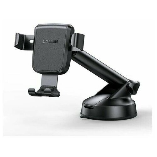 Держатель для телефона UGREEN LP200 (60990B) Gravity Phone Holder with Suction Cup с присоской. Цвет: черный