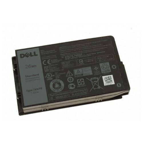 Аккумулятор для Dell Latitude 7202, 7212, (7XNTR, 451-bcdh), 26Wh, 3500mAh, 7.4V 7xntr fh8rw j7htx laptop battery for dell latitude 12 7202 rugged tablet 7xntr 7 4v 26wh 3420mah