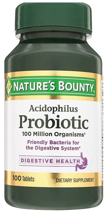 Acidophilus Probiotic таб., 100 шт., 1 уп.