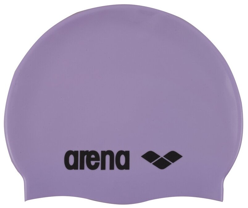 Шапочка для плавания Arena Classic Silicone, сиреневая