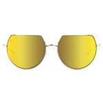 Солнцезащитные очки GIGIBARCELONA LAUREN GOLD MIRRORED - изображение