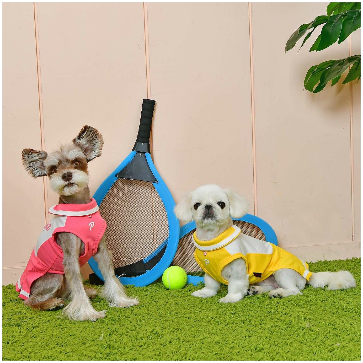 PUPPIA Платье теннисное для собак "Ace", розовое, L - фото №4
