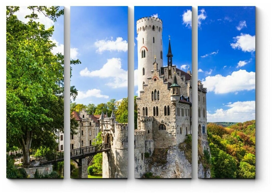 Модульная картина Красивый замок в Германии120x90