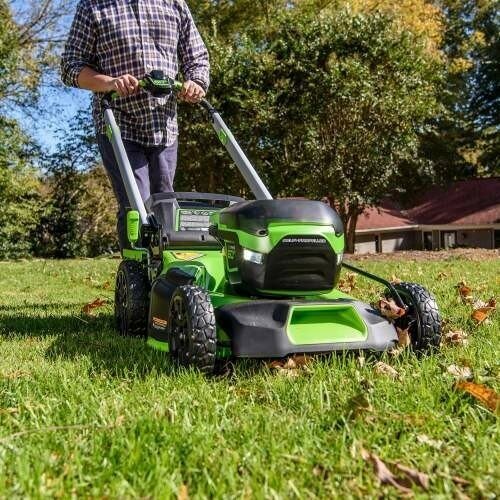 Аккумуляторная газонокосилка Greenworks GD60LM51SP (без акк, без з/у) - фото №8