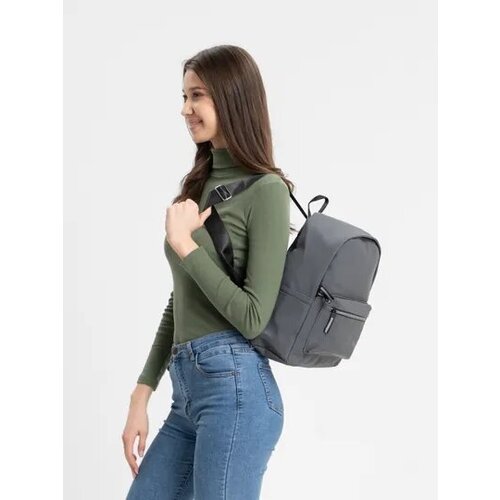 Рюкзак женский, городской, со светоотражающими элементами, школьный рюкзак, сумка, портфель, серый рюкзак 43см со светоотражающими элементами серый п упаковка 16011