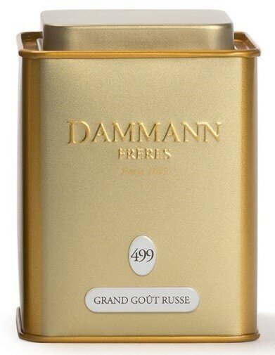 Dammann N499 Grand Gout Russe / Русский вкус Гранд черный чай жестяная банка 100 г (4744)