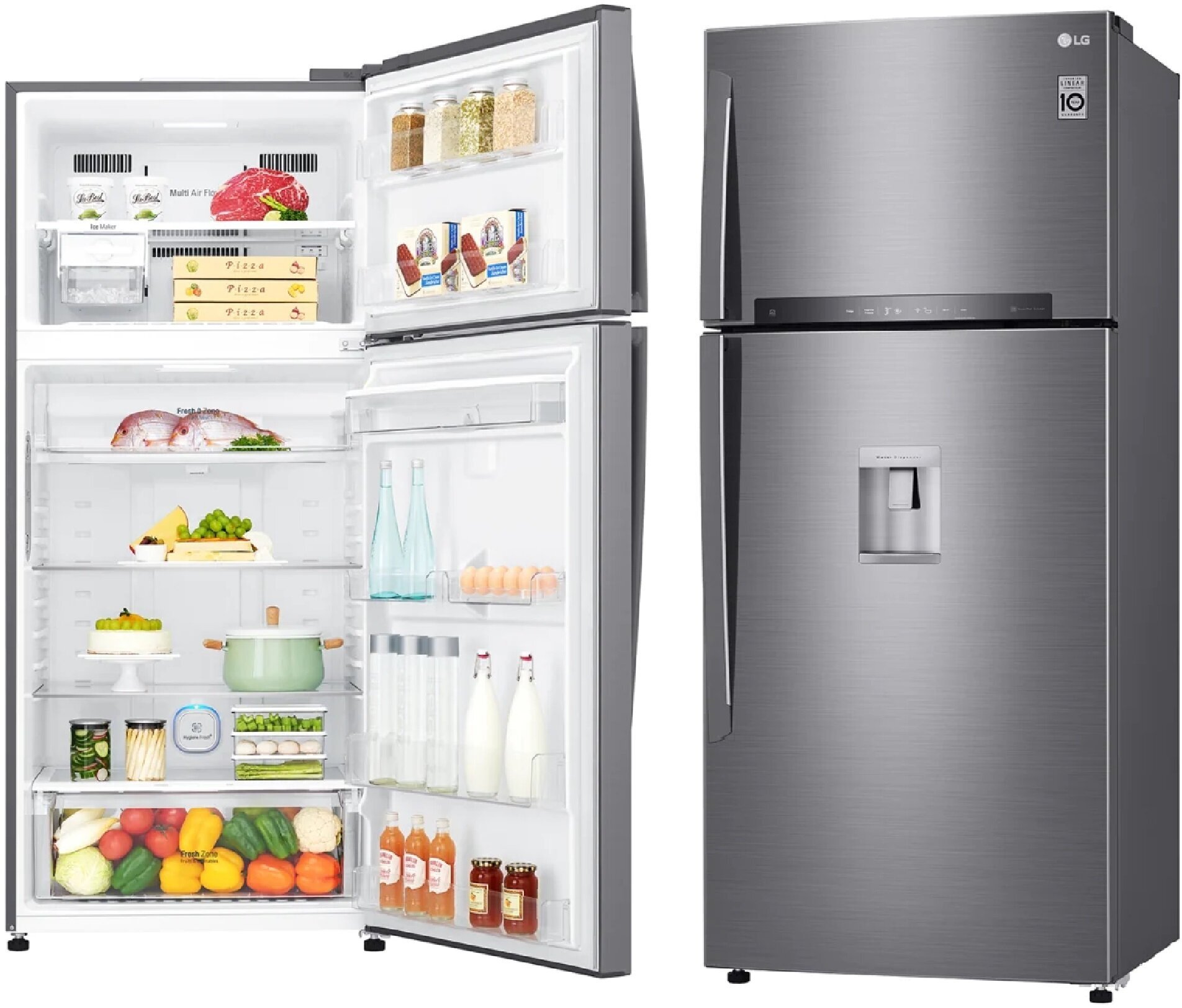 LG Холодильник LG GN-F702 HMHZ - фотография № 15