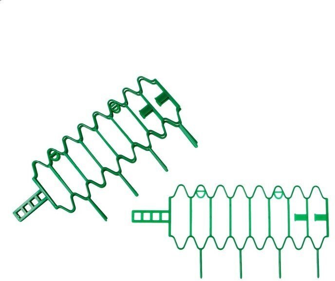 Кустодержатель для клубники, d = 15 см, h = 18 см, пластик, набор 10 шт., зелёный, «Волна» - фотография № 3