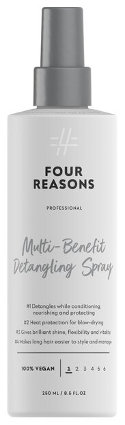 Four Reasons Professional Multi-Benefit Detangling Spray, слабая фиксация, 250 мл