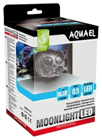 Светильник для аквариума AQUAEL MOONLIGHT LED для создания эффекта "лунного света" 1 Вт черный