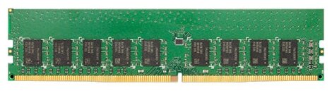 Модуль памяти Synology 16GB DDR4-2666 DDR4 ECC unbuffered DIMM для UC3200, SA3200D, RS4017xs+, RS3618xs, RS3617xs+, RS3617RPxs, RS2818RP - фото №1