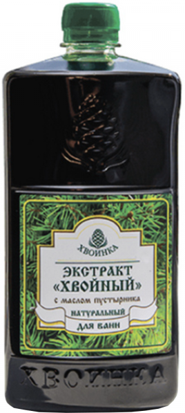 Экстракт Хвойный для ванн с эфирным маслом Пустырника 1л