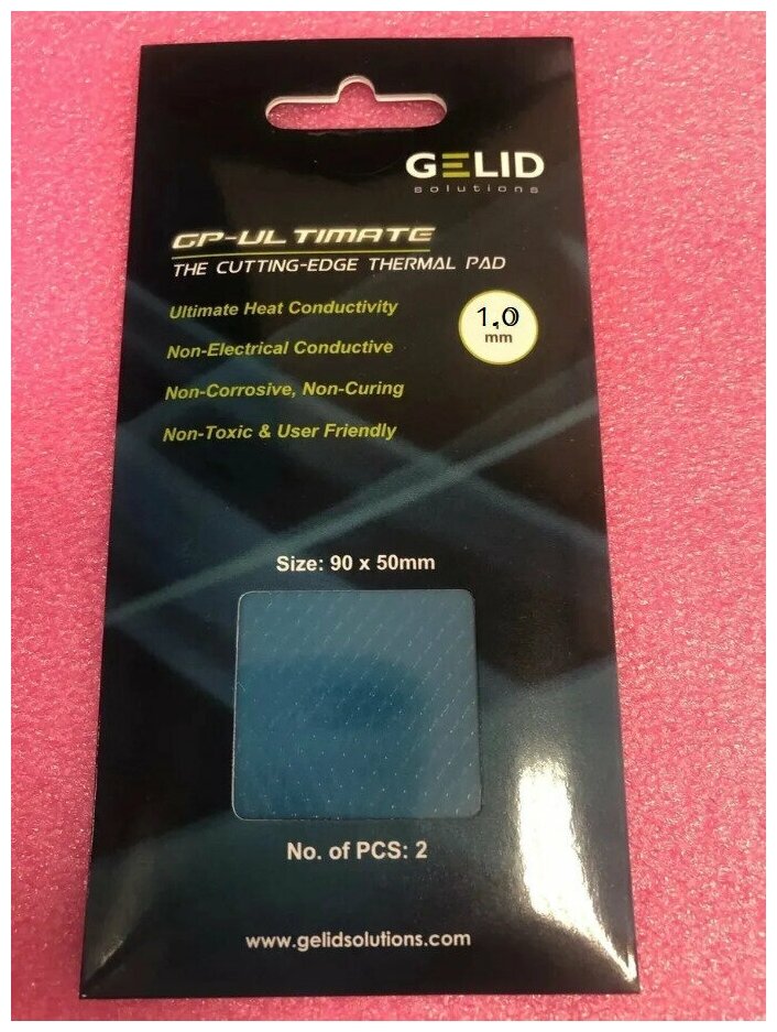 Термопрокладка GELID Thermal Pad Value Pack, размер 90x50 мм, толщина 1.0 мм, 15 Вт/(м·K), 2 шт - фото №3