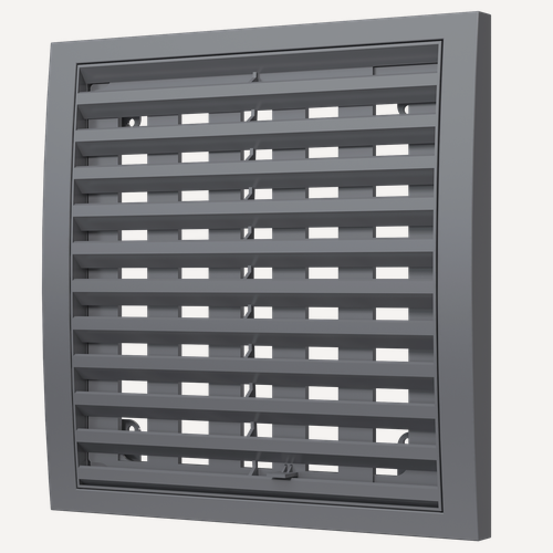 Изображение товара Вентиляционная решетка ERA Street line 2020РРПН 200 x 200 мм серый