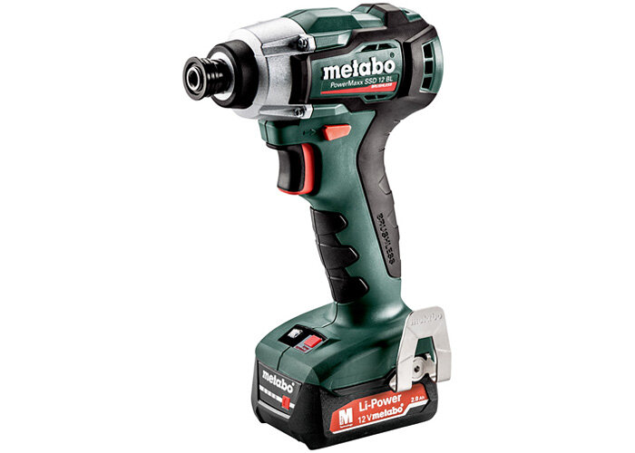 Аккумуляторный ударный гайковерт Metabo POWERMAXX SSD 12 BL, (601115500)
