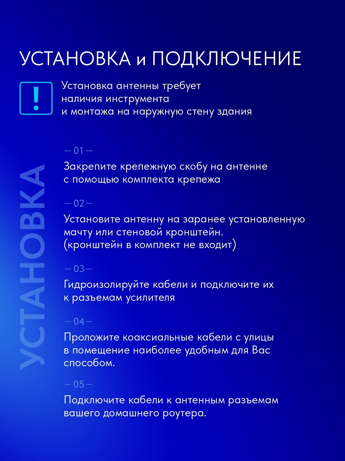 Усилитель интернет сигнала для модемов РЭМО BAS-2341 RP-SMA + кабель 10м — фото 1