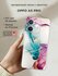 Чехол на Oppo A5 Pro / Оппо А5 Про с принтом "Розовые мраморные разводы"