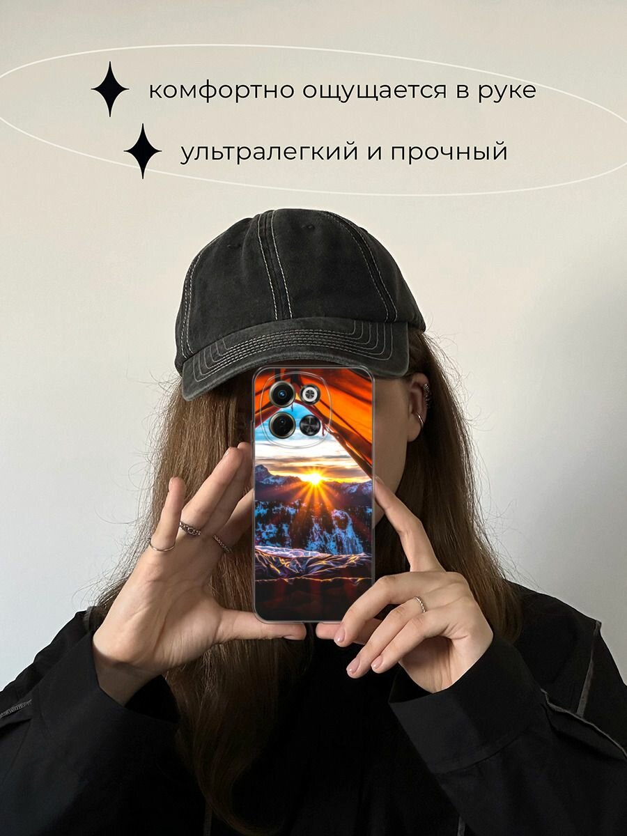 Чехол на Tecno Spark 30 5G / Текно Спарк 30 5G с принтом "Горы 7" — фото 1