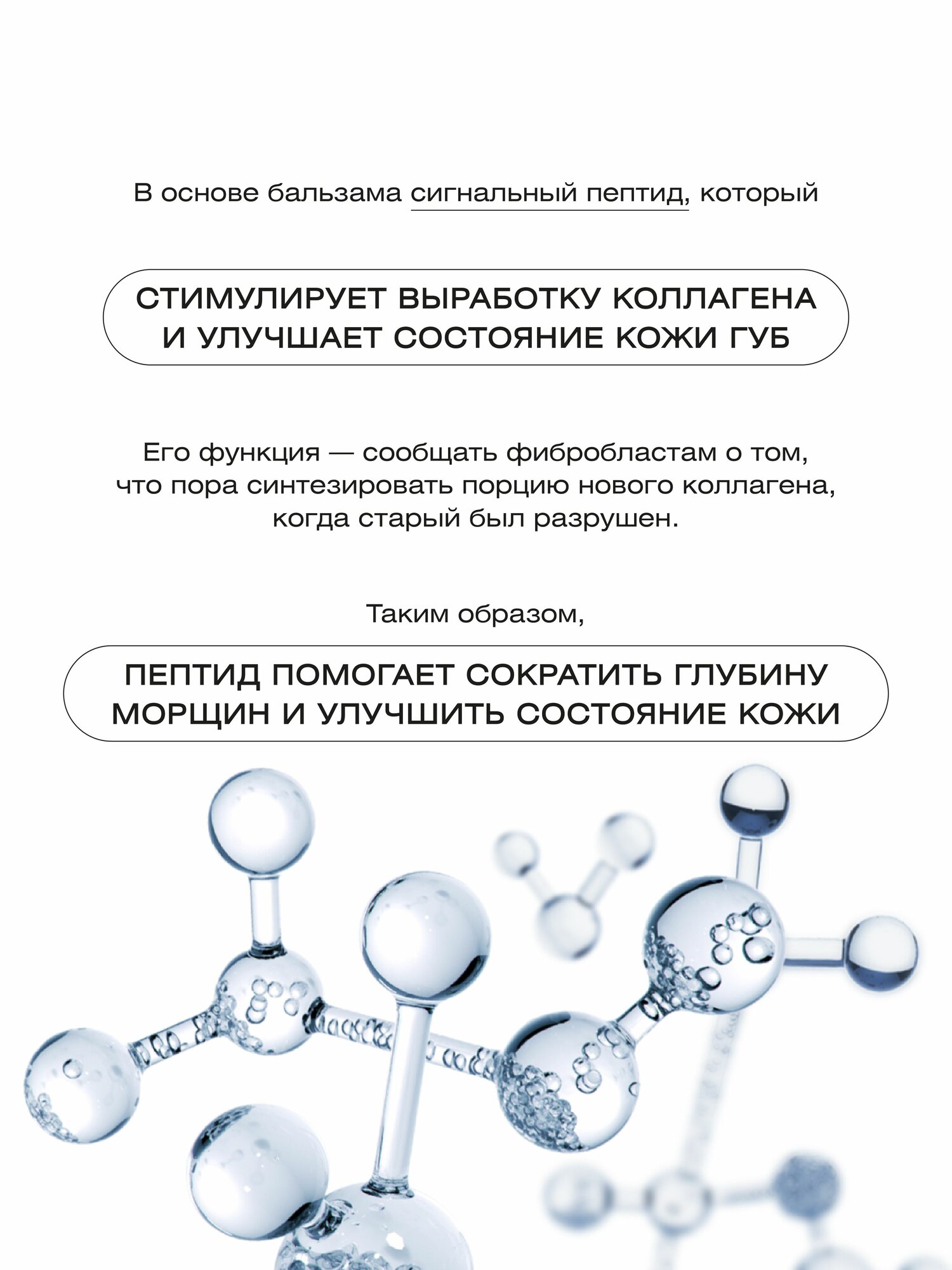 Бальзам для губ с пептидами BLACKBERRY — фото 1