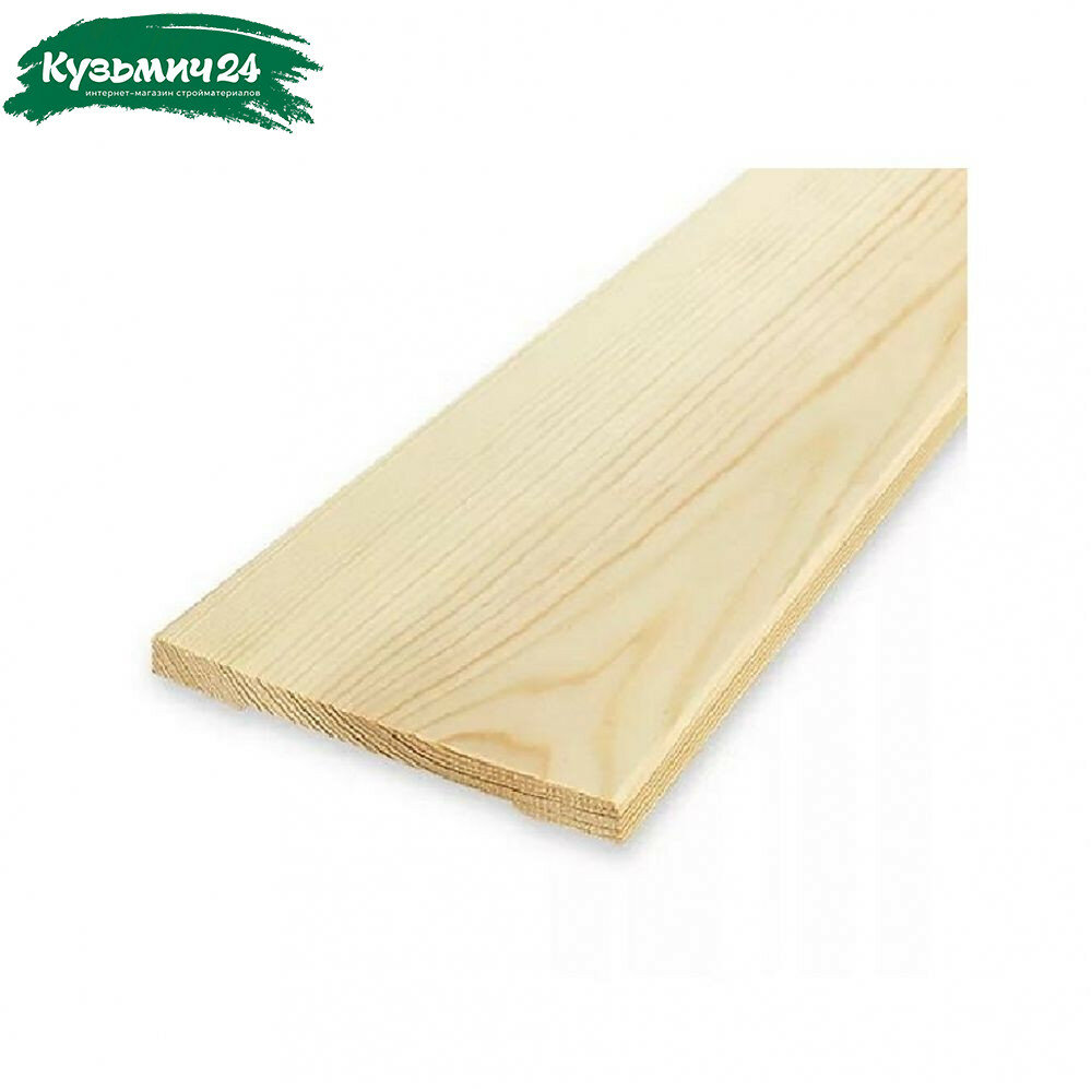 Наличник гладкий прямой Хвойные породы 10х100х3000 мм деревянный для двери