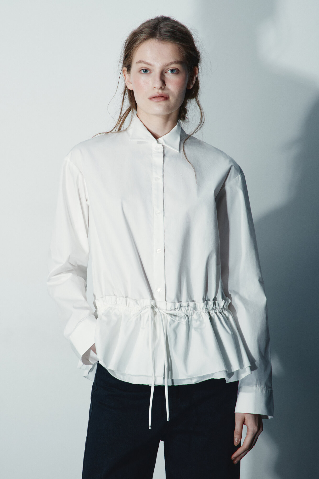 Рубашка Befree Woman Mix&Match, размер L, белый — фото 1