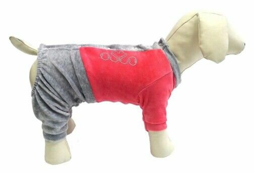OSSO Fashion Спортивный костюм из велюра для собак р.25