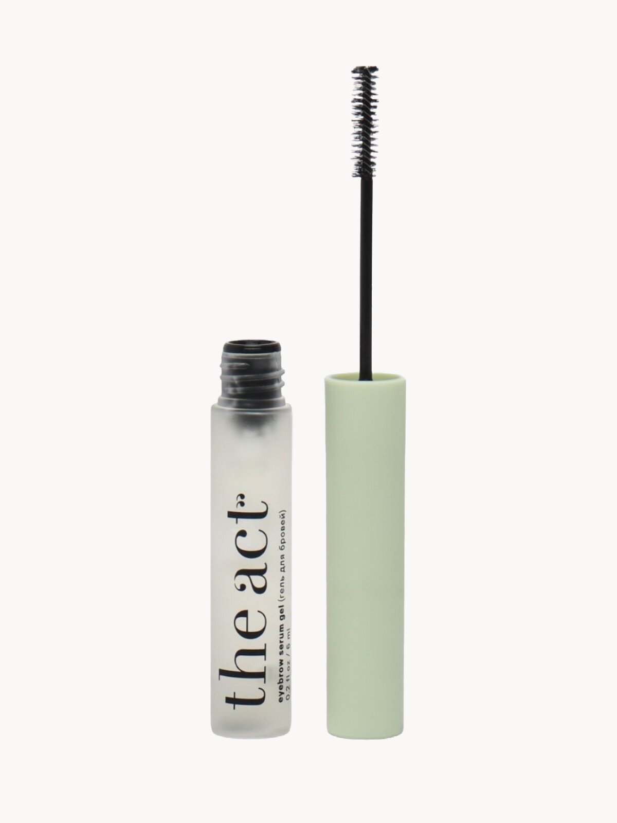 Гель для бровей The Act 2 в 1: уход и стайлинг прозрачный, 6 мл