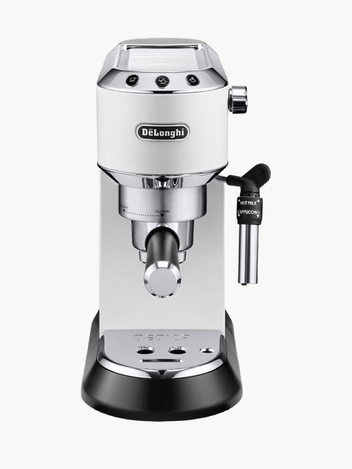 Кофеварка De'Longhi EC685 W Dedica, рожковая, для эспрессо, мощность 1300Вт, белая