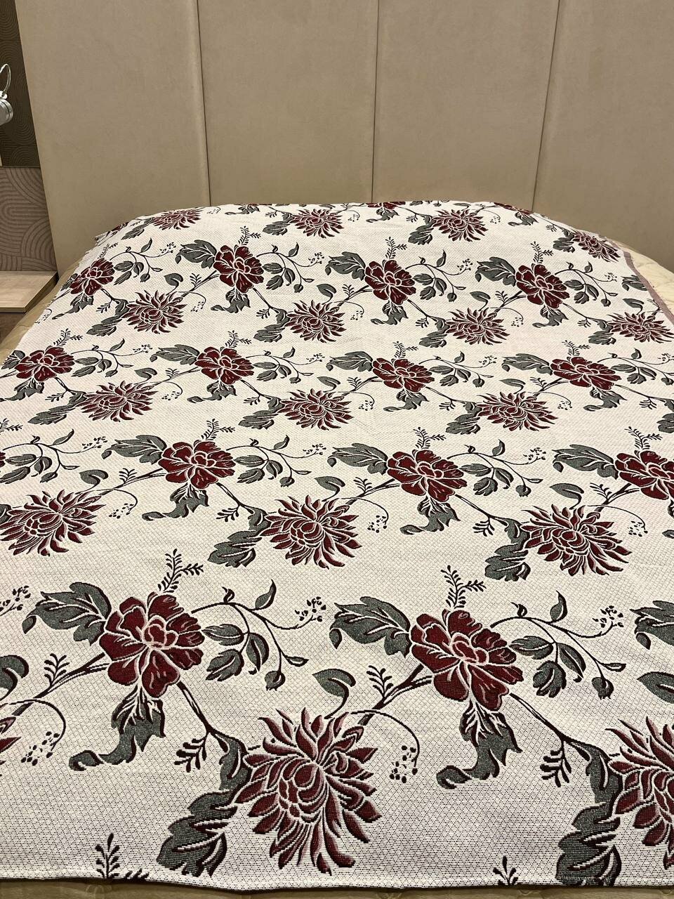 Покрывало на кровать/диван полуторное/полутороспальное 15-спальное хлопок/хб гобелен