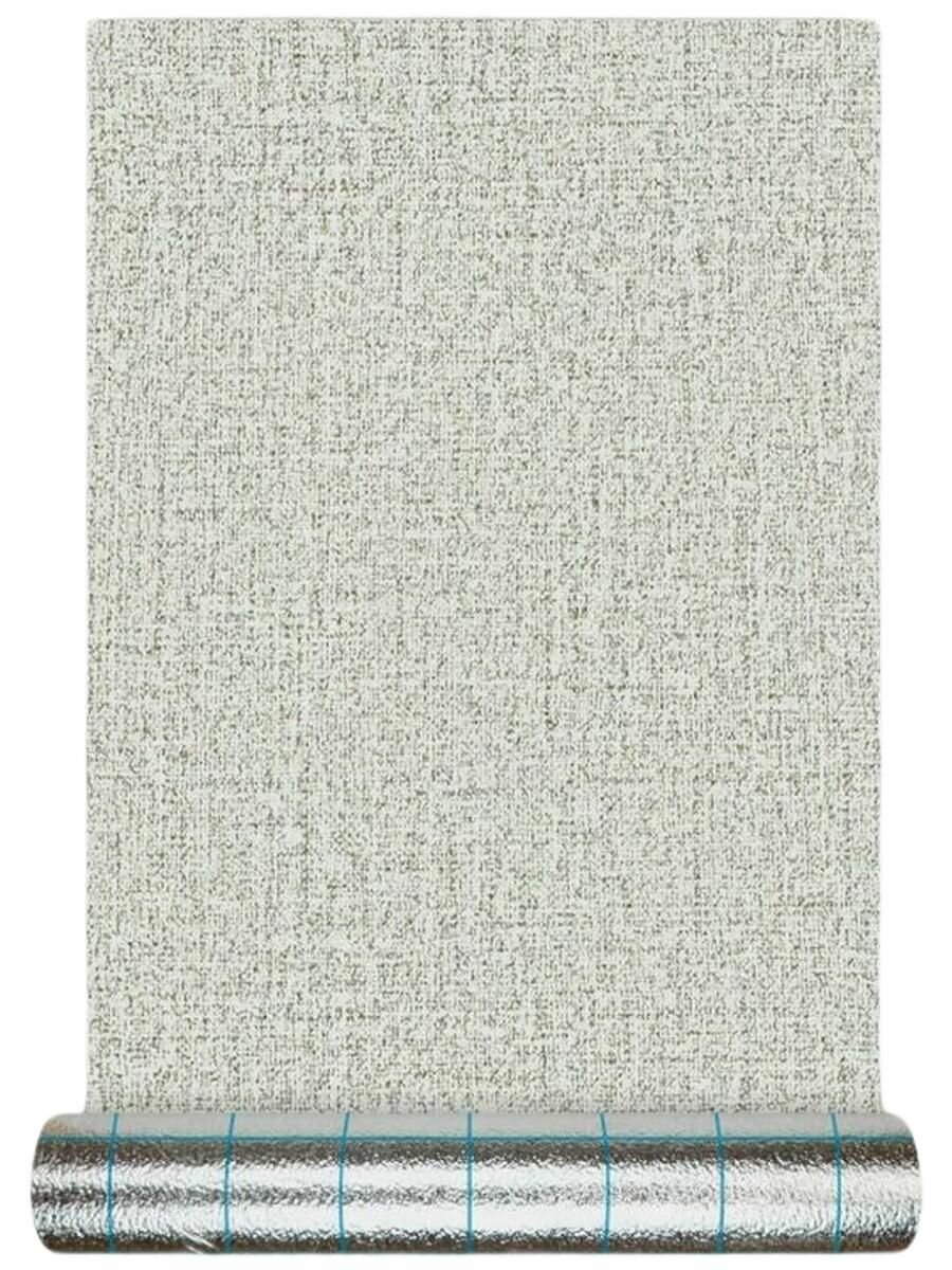 Обои самоклеющиеся 500х10000х2мм Рогожка мист