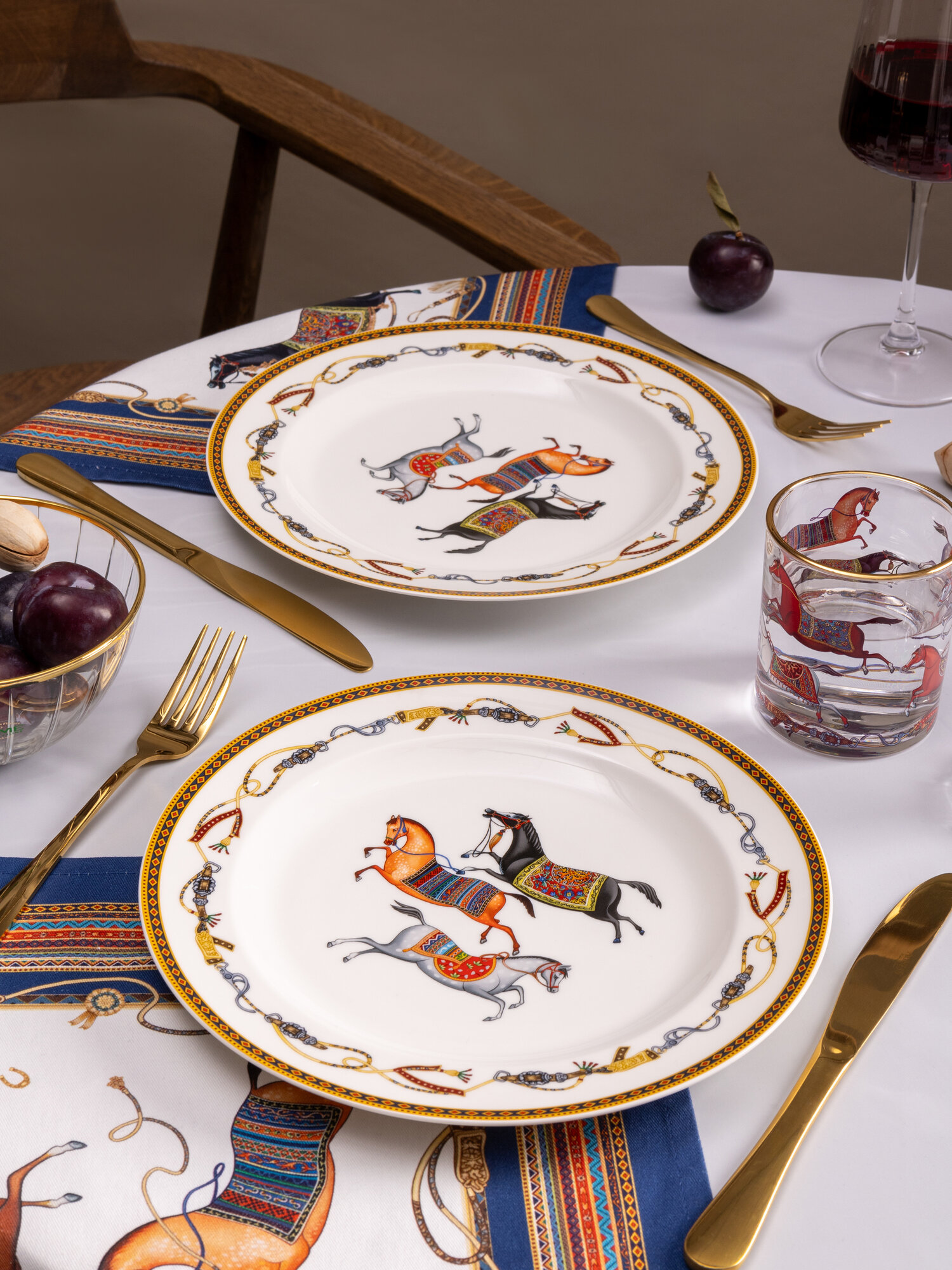 Набор тарелок обеденных Lefard "Passage", 25 см, 2 шт, фарфоровые — фото 1