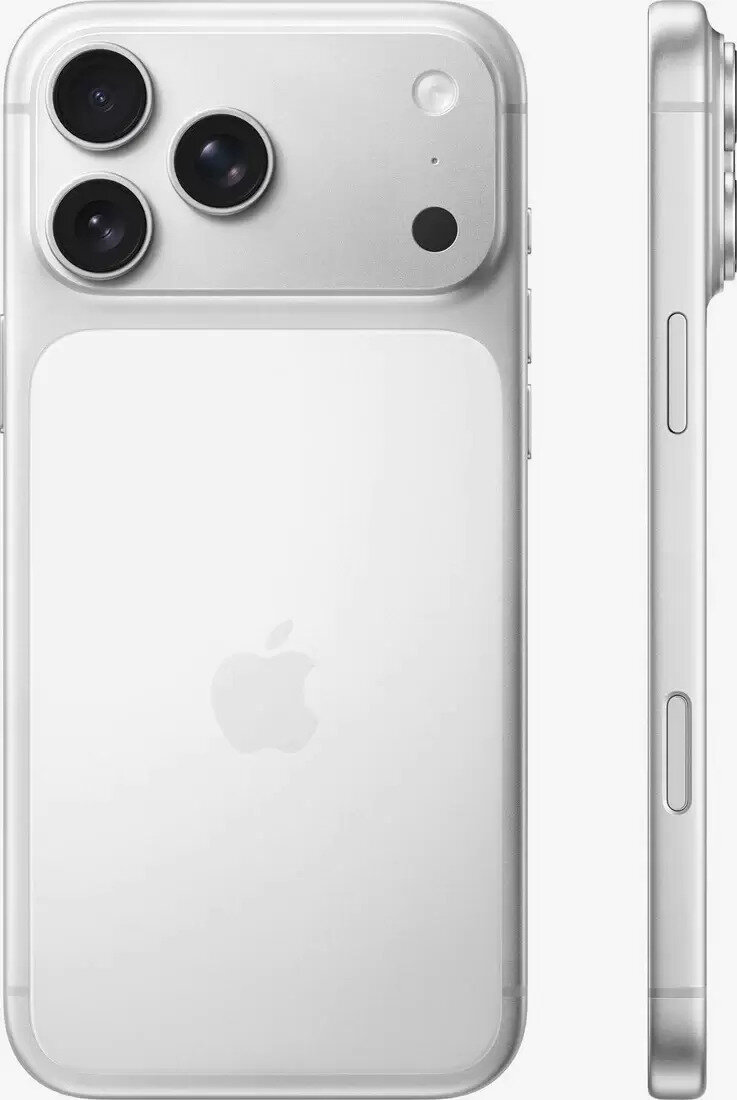 Смартфон Apple iPhone 17 Pro Max, экран 6.9", 2 ТБ, серебристый — фото 1