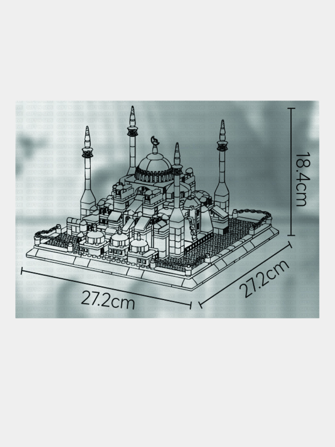 Конструктор Храм Святой Софии, мечеть Святой Софии, достопримечательность Стамбул — фото 1