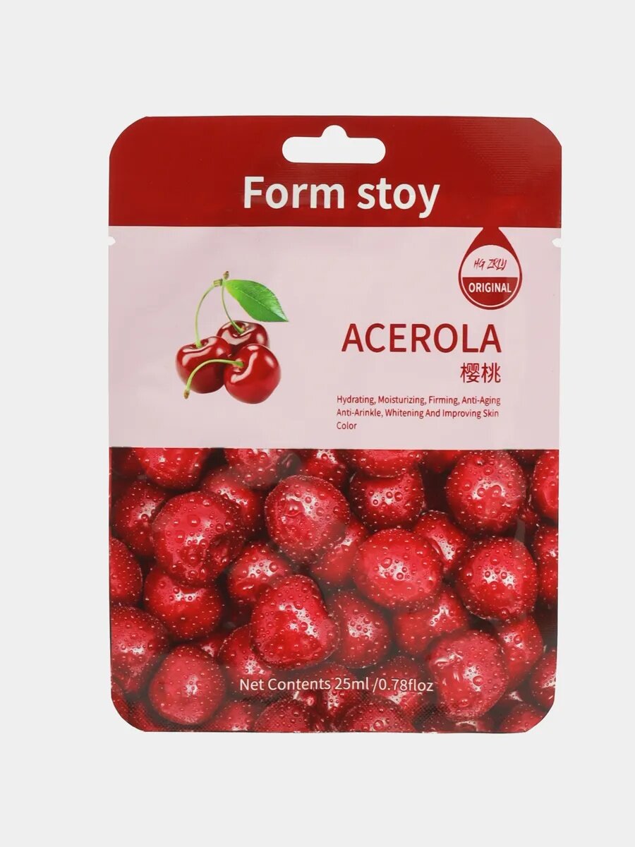 Тканевая маска для лица Form stoy с увлажняющим эффектом 25 мл — фото 1