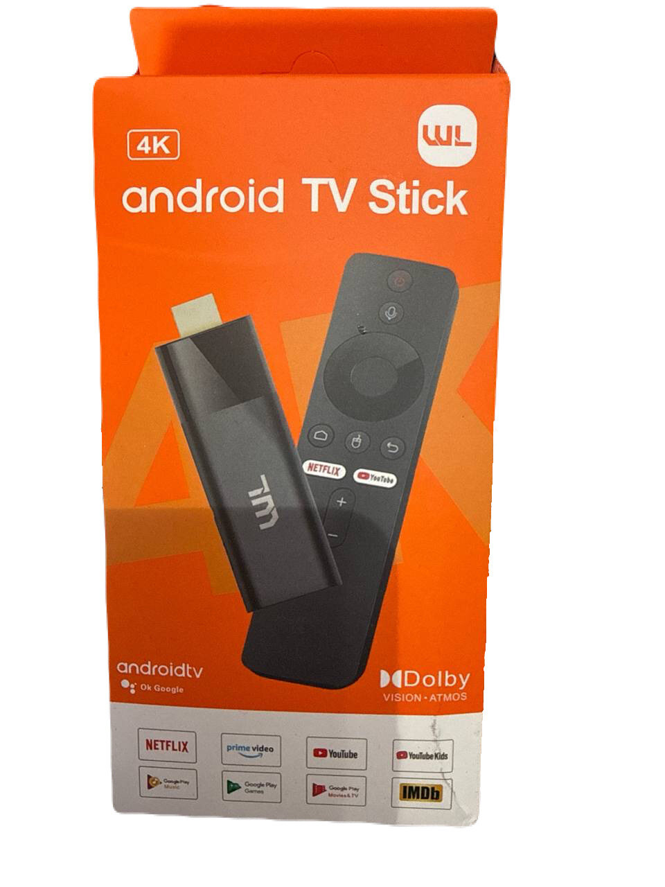 ТВ-приставка "R5 Plus", Android TV, 4GB/64GB, 4К, 4G, Wi-Fi, Bluetooth, пульт ДУ