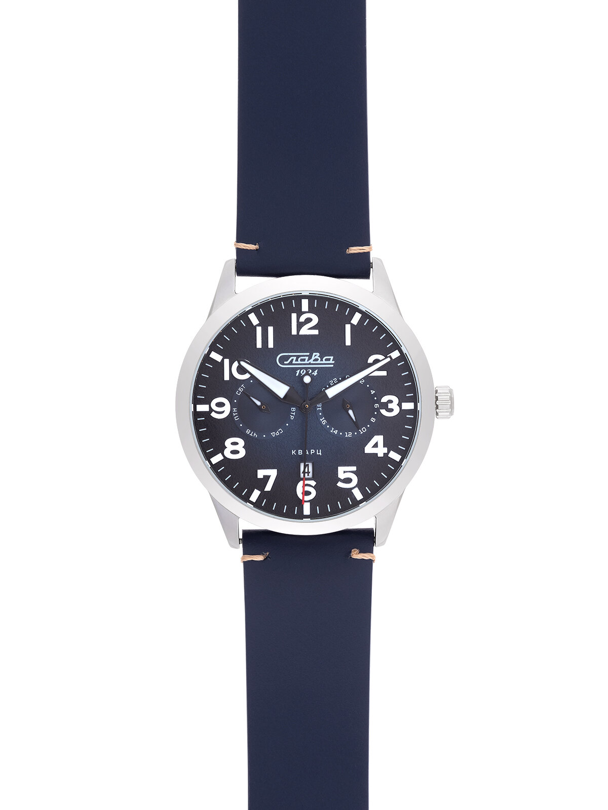 Наручные часы Слава Традиция, синий — фото 1