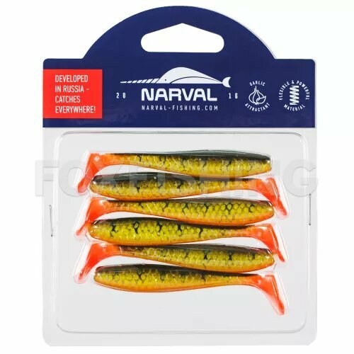 Силиконовая приманка Narval Choppy Tail 8cm #019 6шт.