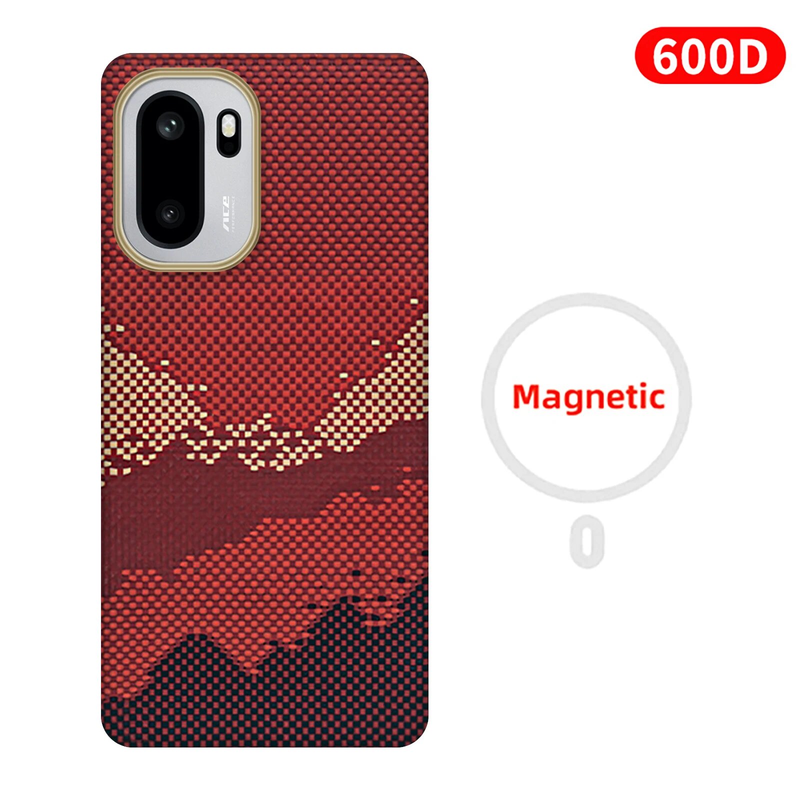 Чехол из углеродного волокна 600D Kevlar Aramid для OnePlus 15R, тонкий, жесткий, магнитный, черный, ультратонкий, легкий, красный, для OnePlus Ace 6