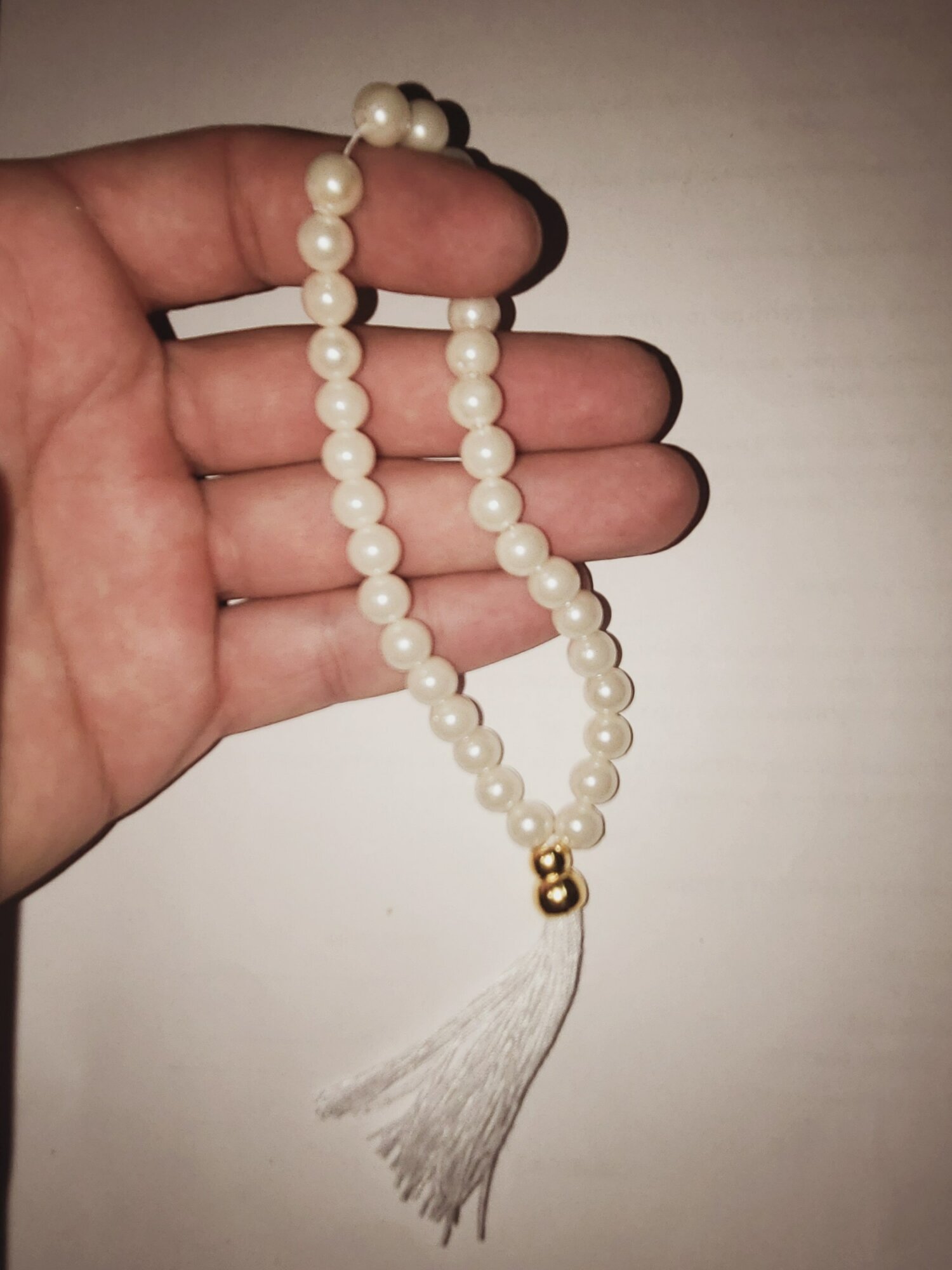 Чётки, длина 25 см, white — фото 1