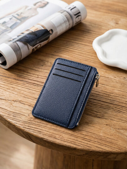 Картхолдер , фактура гладкая, синий — фото 1