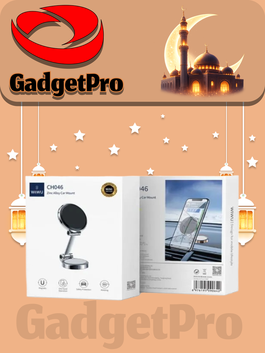 Автомобильный держатель WIWU CH046 для телефона: надежный, магнитный, черный