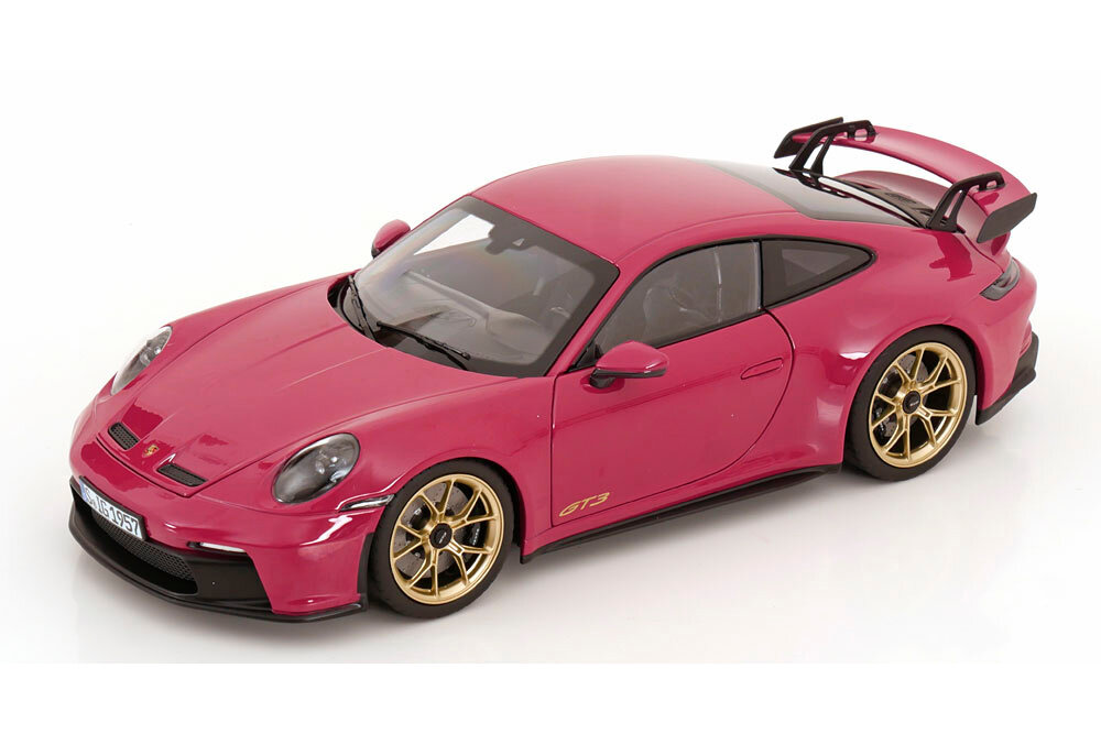 Модель коллекционная NOREV Porsche 911 (992) GT3 2021 rubin-red