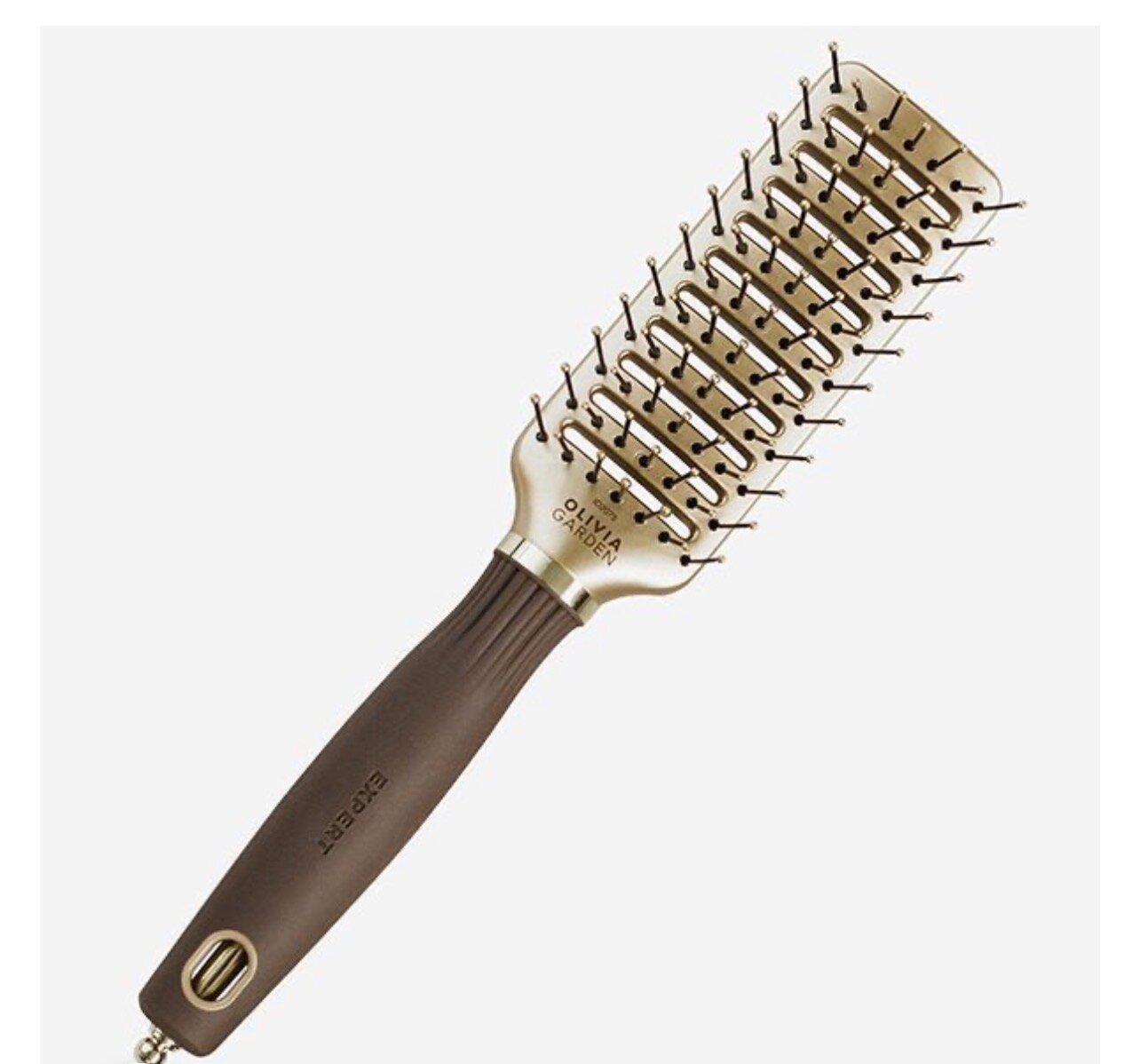 Щетка Olivia Garden EXPERT STYLE VENT Nylon Bristles Gold&Brown