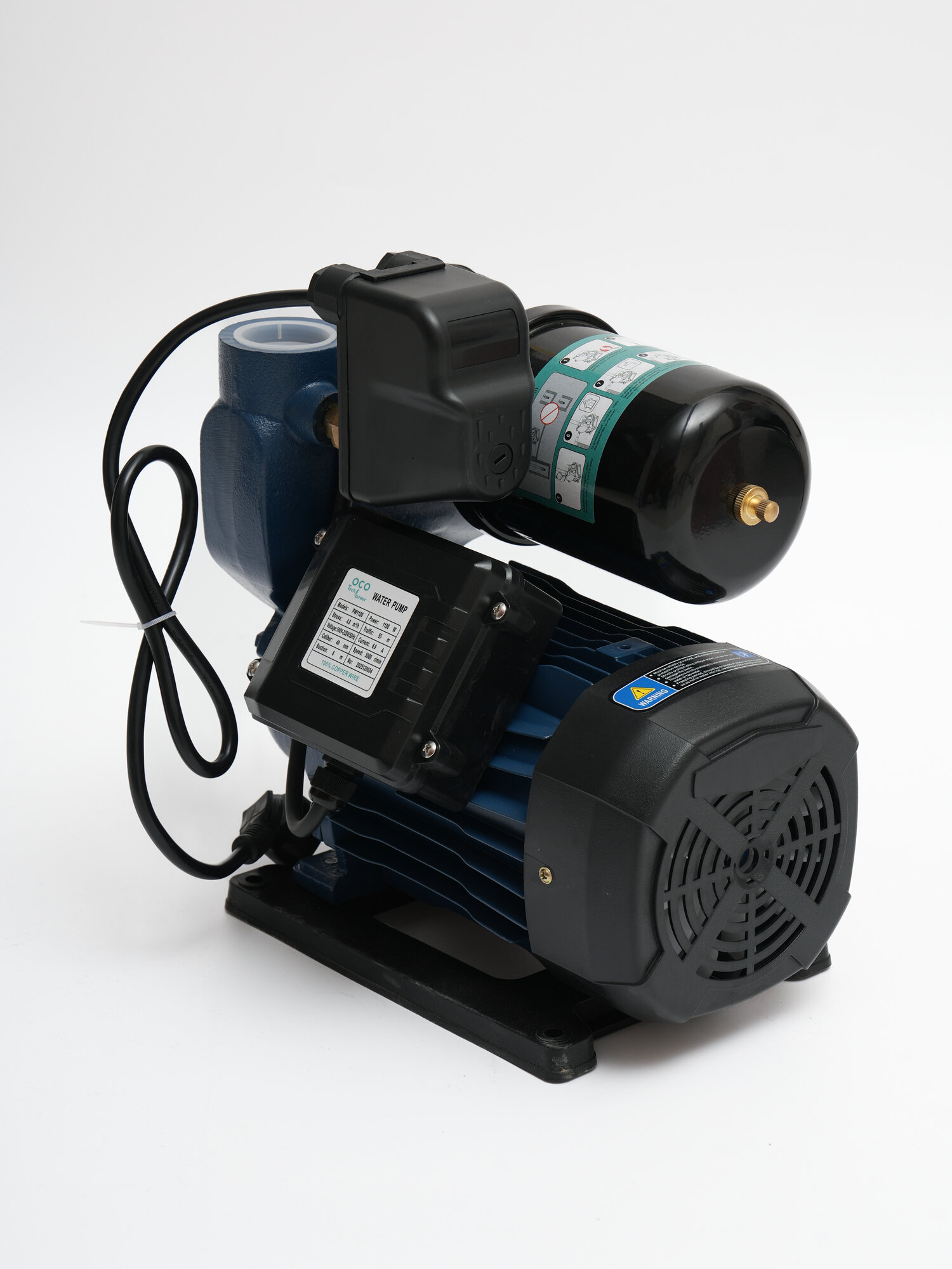 Насос OCO Tech Power, PW 1100 поверхностный, мощность 1100 Вт — фото 1