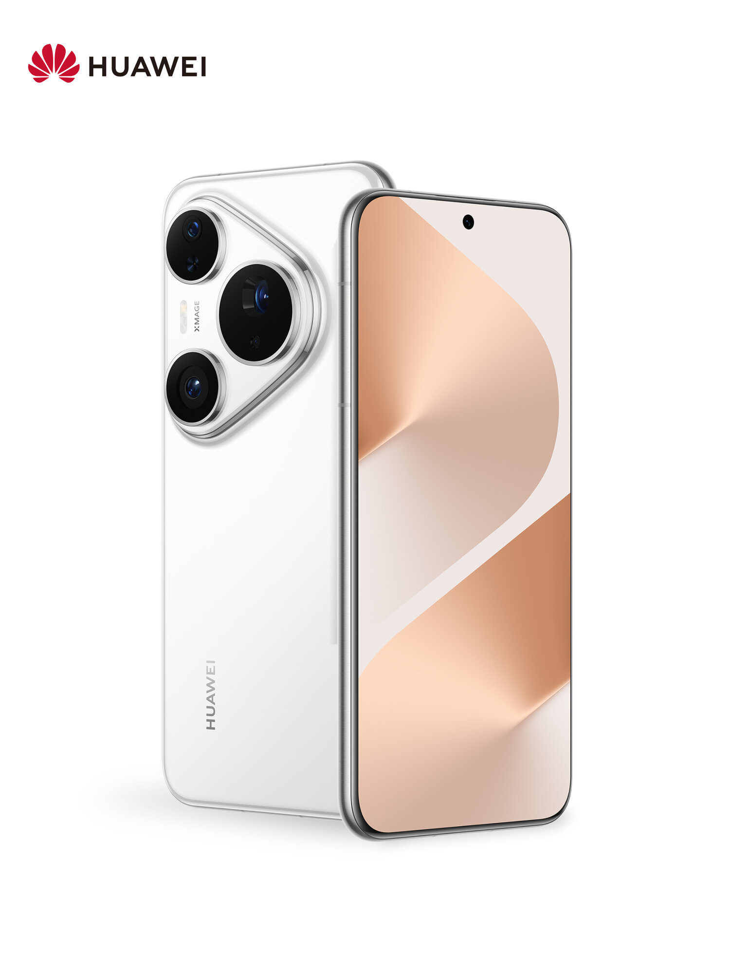 Смартфон HUAWEI Pura 80 Pro 12 ГБ + 512 ГБ памяти Глянцевый белый