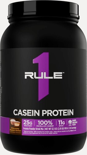 Изображение товара R1 Casein Rule 1 (891-952 гр) - R1 Casein Rule 1 (924-952 гр) Шоколад с Арахисовым Маслом