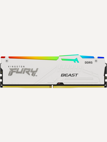 Изображение товара Память DDR5 16GB 5200MHz Kingston KF552C40BWA-16 Fury Beast RGB RTL Gaming PC5-41600 CL40 DIMM 288-pin 1.25В single rank с радиатором RTL