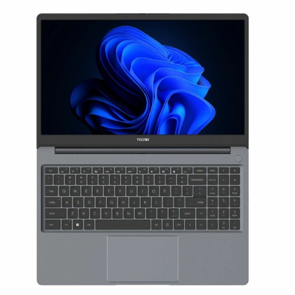 Ноутбук Tecno MegaBook K15SFA Grey 15.6" FHD IPS AMD Ryzen 5 7535HS 8ГБ / 512ГБ SSD Radeon 660M Windows 11 Home — фото 1