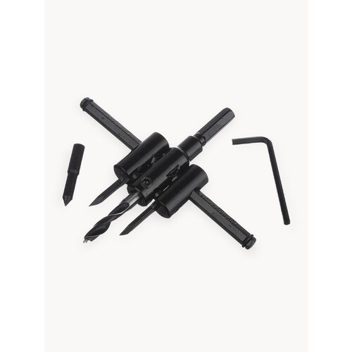 Круговое сверло (балеринка) 30-120 мм по дереву, ПВХ, гипсокартону